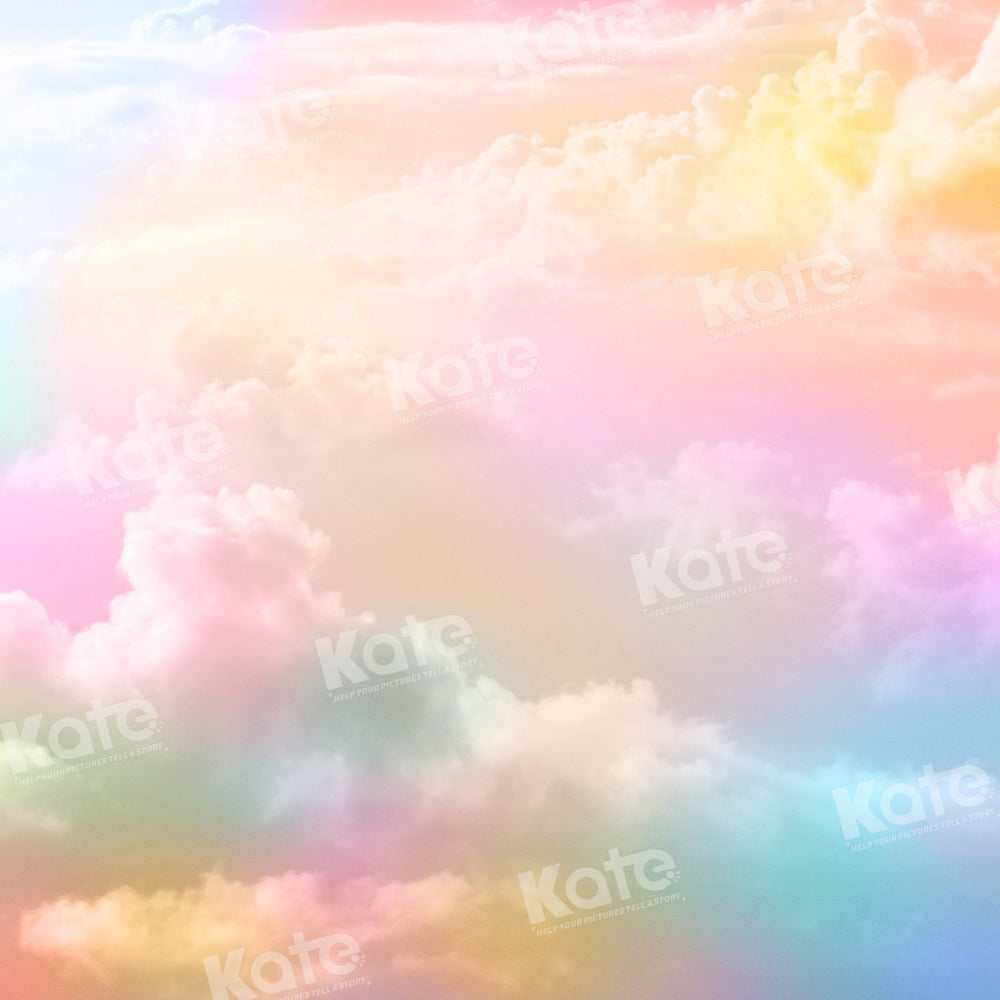 Kate Colorful Fantasy Sky Cloud Backdrop Designed by Chain Photography