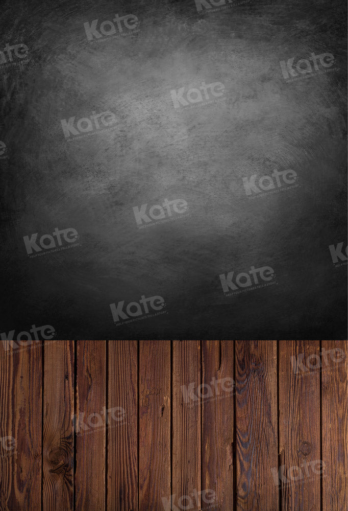 Kate Abstract Gray Wood Floor Backdrop Designed by Chain Photography