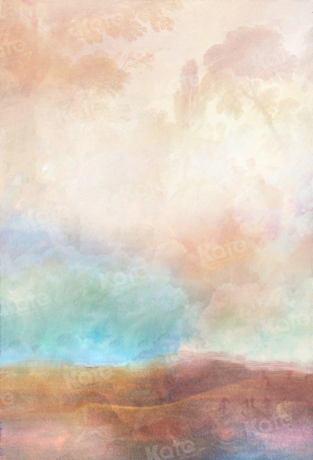 Kate Fine Art Abstract Colorful Land Abstract Backdrop for Photography