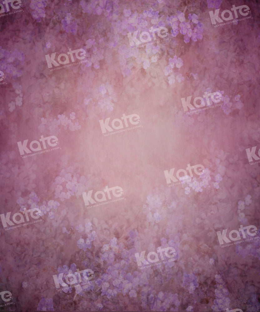Kate Fine Art Small Purple Floral Backdrop Designed by GQ