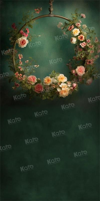 Kate Sweep Fine Art Mother's Day Floral Swing Backdrop for Photography