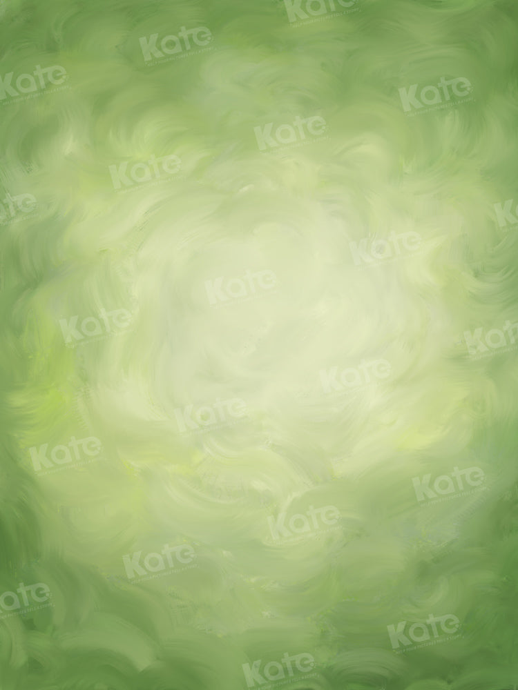 Kate Abstract Green Wave Texture Backdrop Designed by Chain Photography