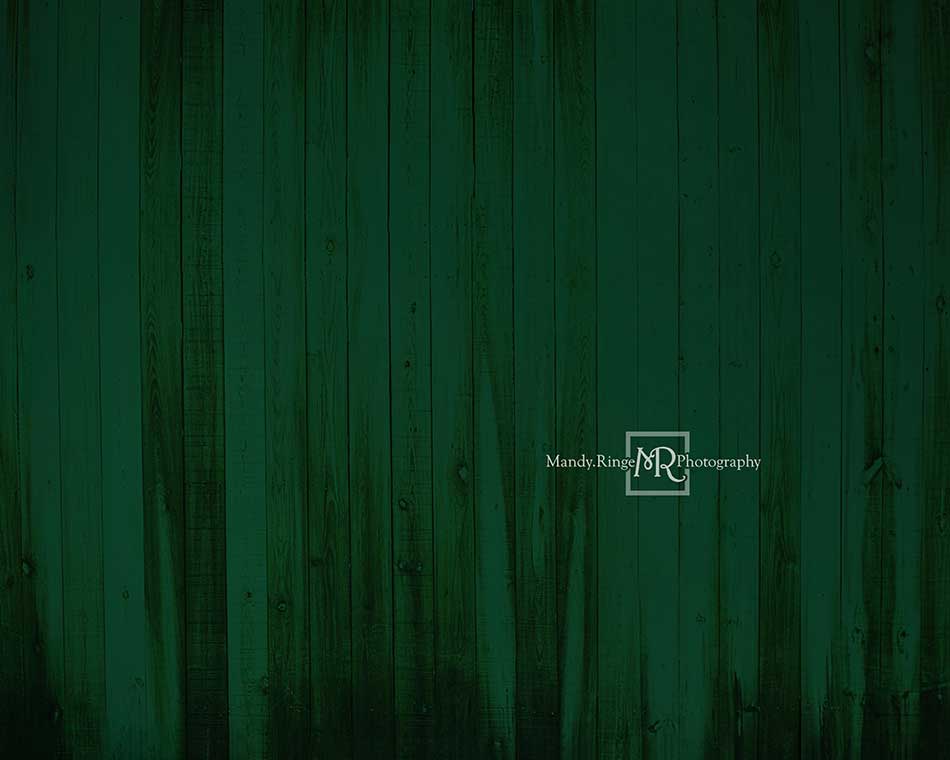 Kate Evergreen Boards Wood Backdrop Designed by Mandy Ringe Photography