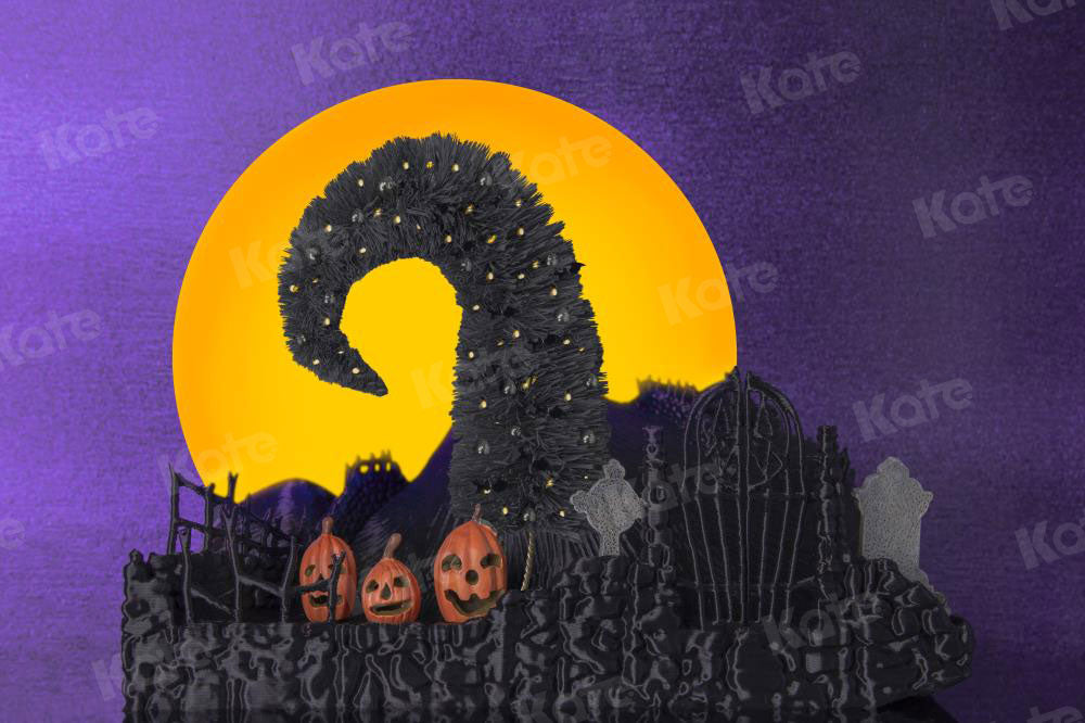 Kate Halloween Nightmare Holiday Backdrop for Photography Designed by Mini MakeBelieve