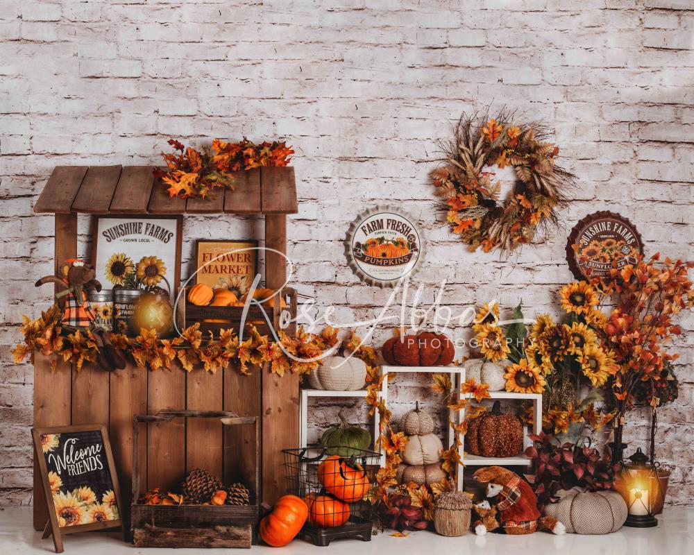 Kate Fall Market Thanksgiving Backdrop Designed By Rose Abbas