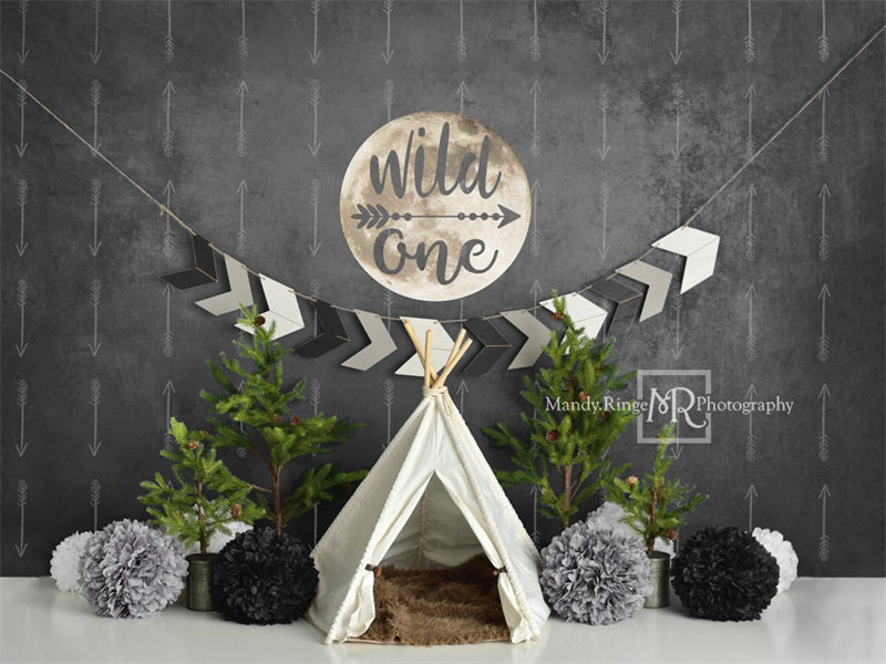 Kate Wild One Boy First Birthday Backdrop Designed By Mandy Ringe Photography - Kate Backdrop
