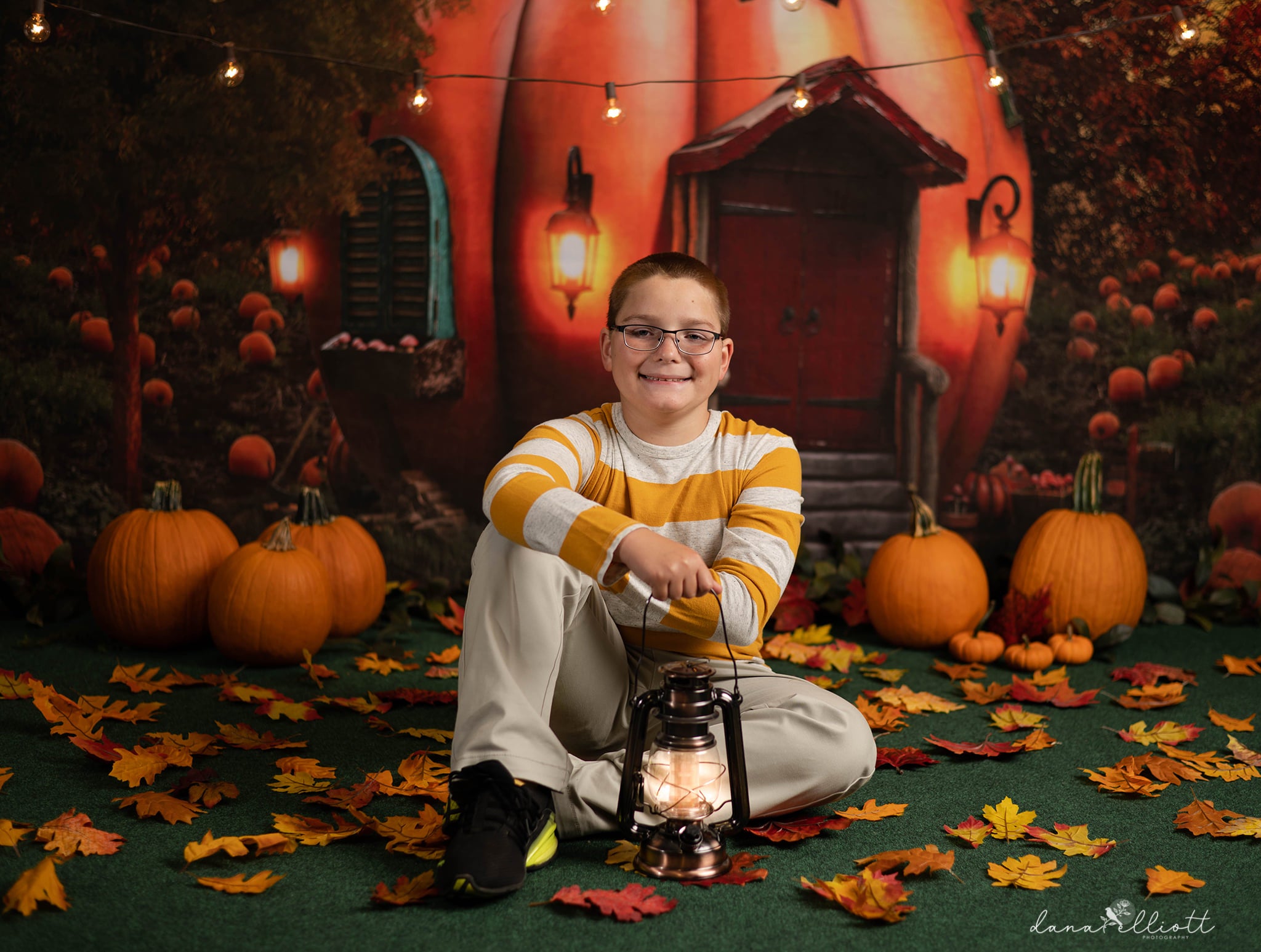 Kate Fall Pumpkin Backdrop Lights for Photography