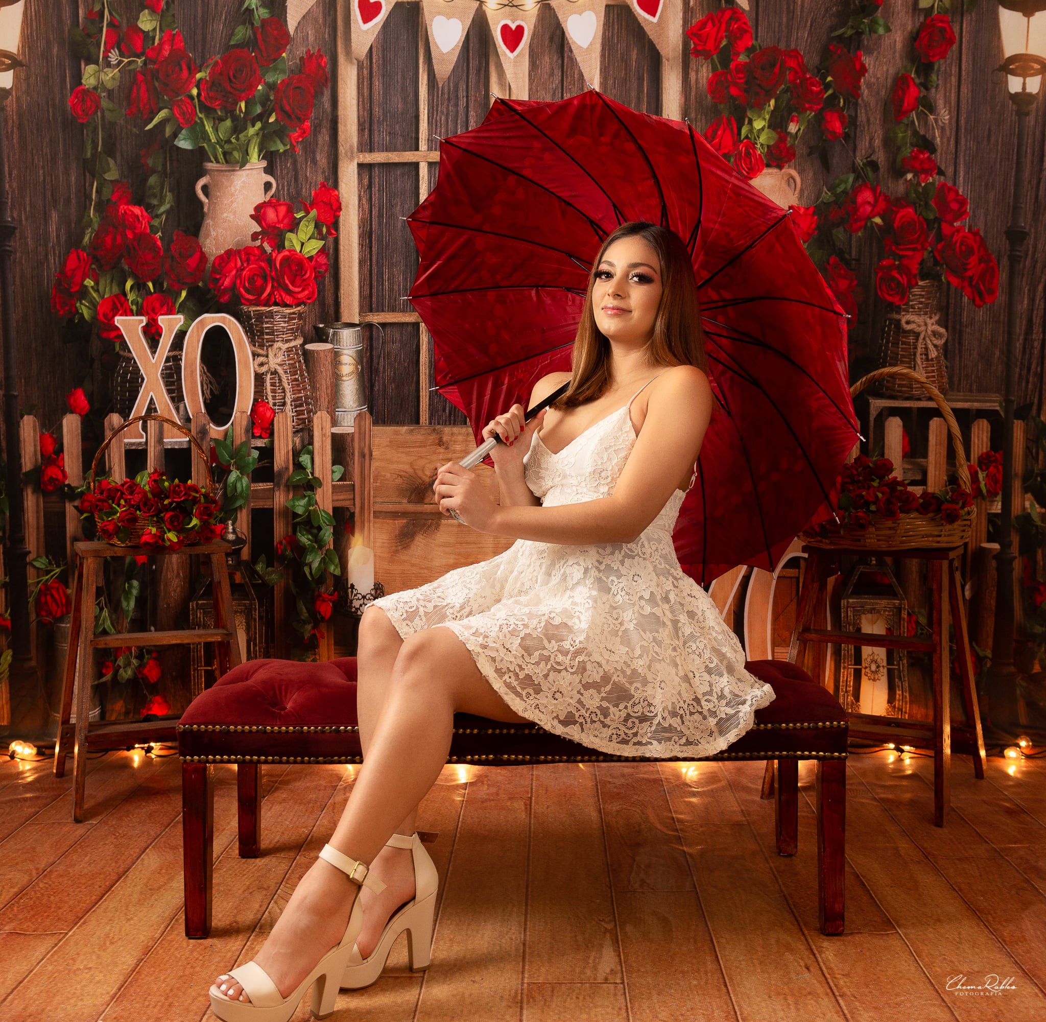 Kate Valentine's day Backdrop Rose Manor Board Designed by Emetselch