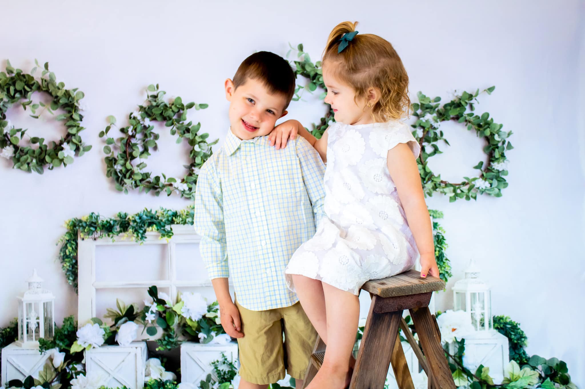 Kate Milky White Spring Backdrop for Photography Designed by Megan Leigh Photography