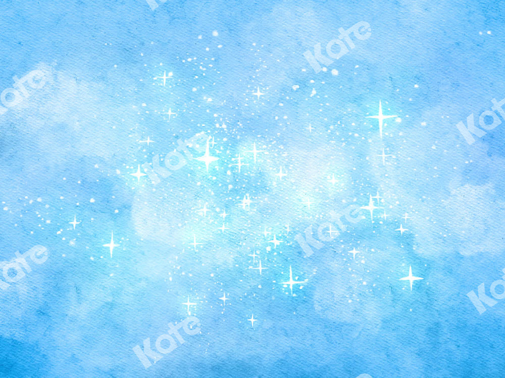Kate Abstract Backdrop Blue Star Dream Fantastic Designed by Chain Photography
