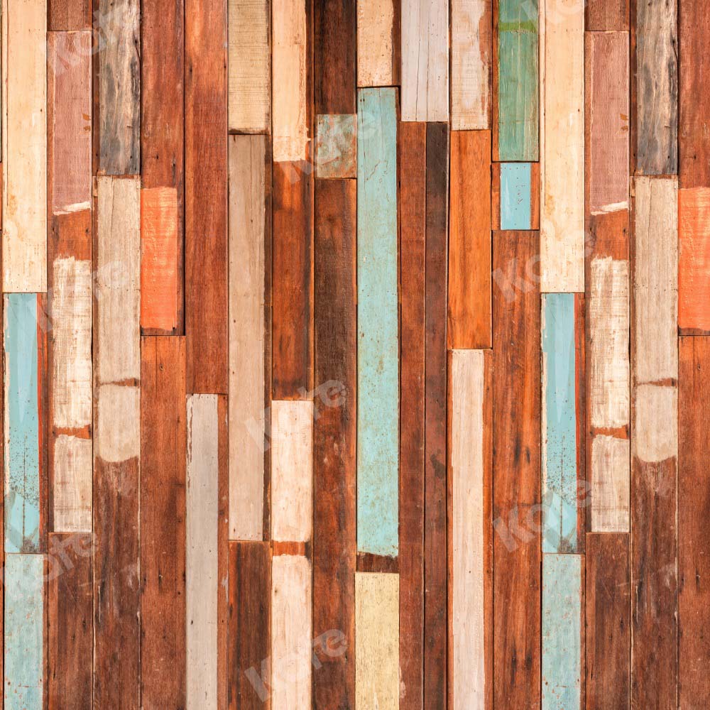 Kate Retro Old Wood Grain Texture Backdrop Designed by Kate Image