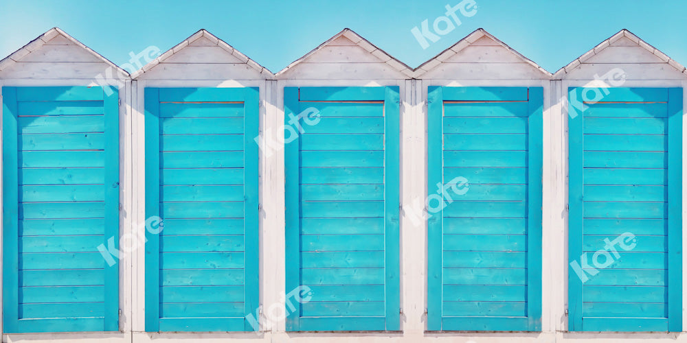 Kate Summer Backdrop Sea Blue Door Designed by Chain Photography