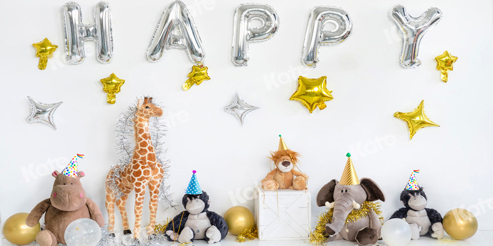 Kate Cake Smash Backdrop Birthday Carnival of Animals Designed by Emetselch