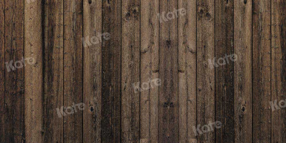 Kate Retro Wood Grain Backdrop Brown Designed by Kate Image