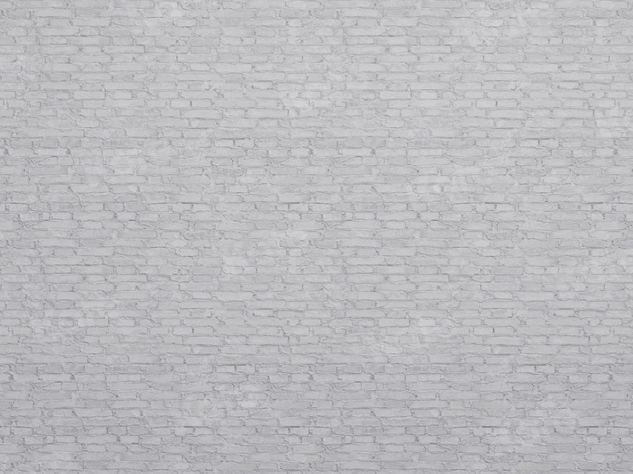 Kate Retro White Gray Brick Wall Backdrop for Photography