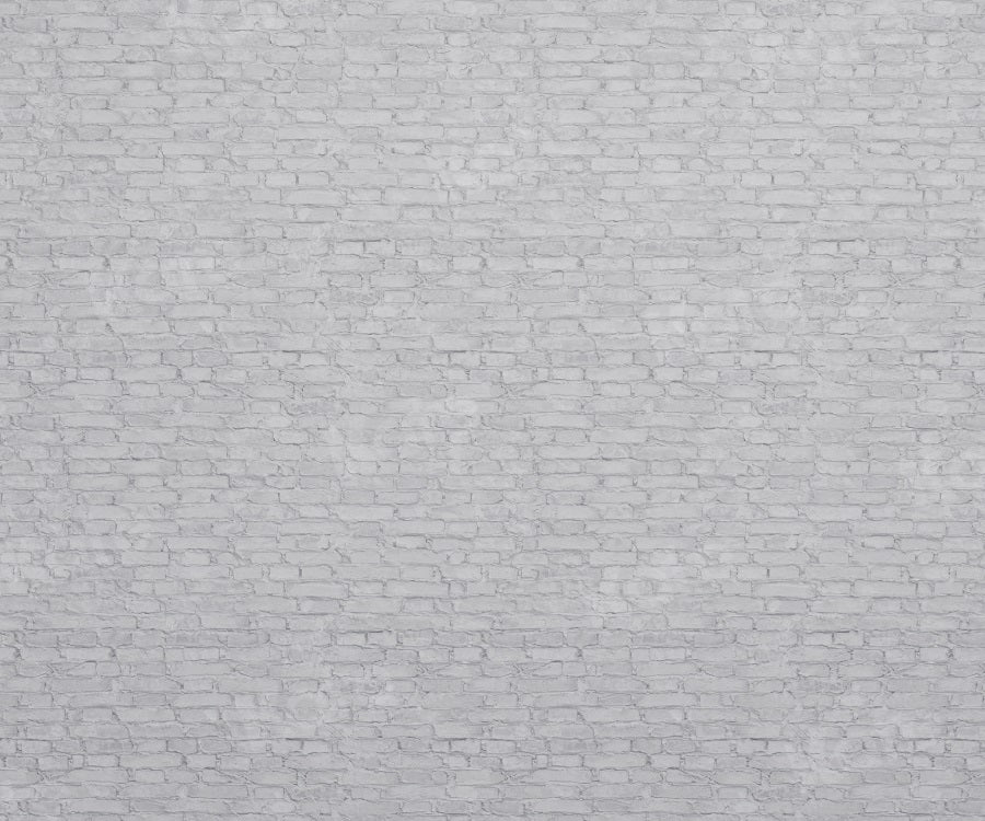 Kate Retro White Gray Brick Wall Backdrop for Photography