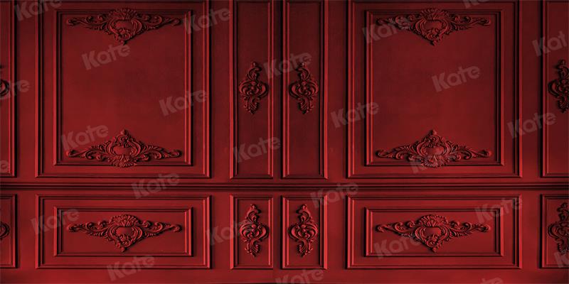 Kate Retro Vintage Dark Red Wall Backdrop for Photography