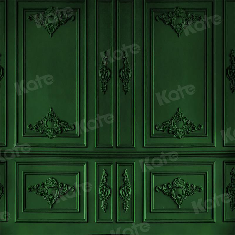 Kate Retro Vintage Dark Green Wall Backdrop for Photography