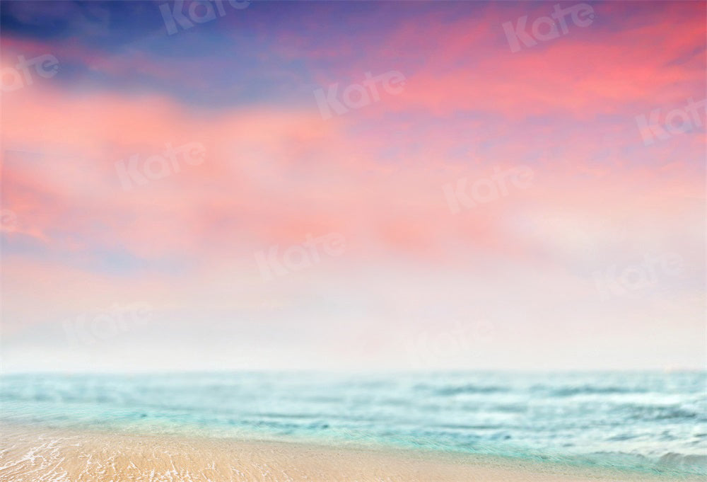 Kate Nature Backdrop Sunset Seaside Cloud for Photography