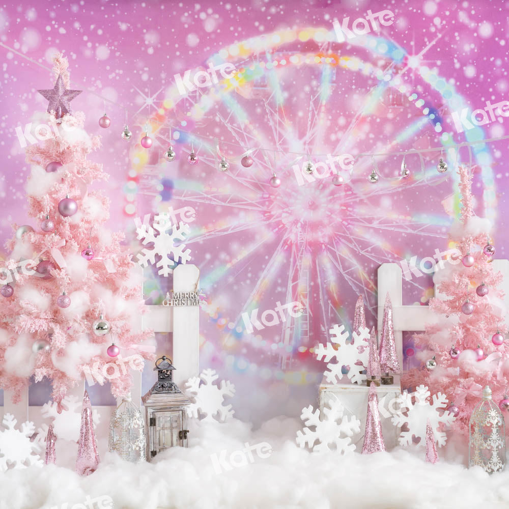 Kate Christmas Backdrop Fantasy Ferris Wheel Designed by GQ
