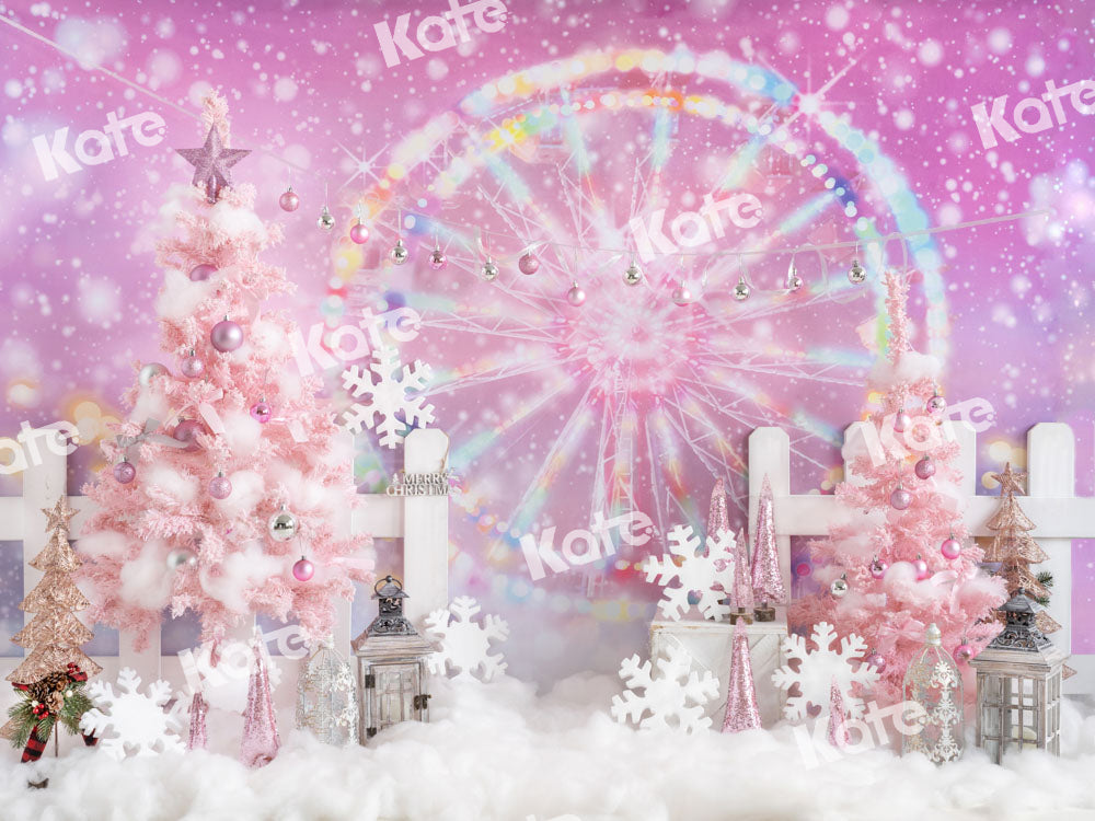 Kate Christmas Backdrop Fantasy Ferris Wheel Designed by GQ