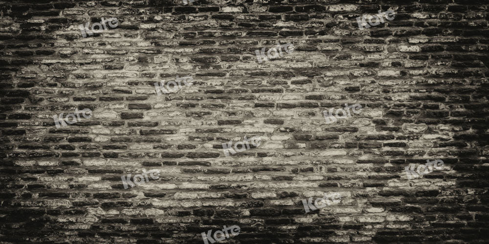 Kate Black Shabby Brick Wall Backdrop Designed by Kate Image