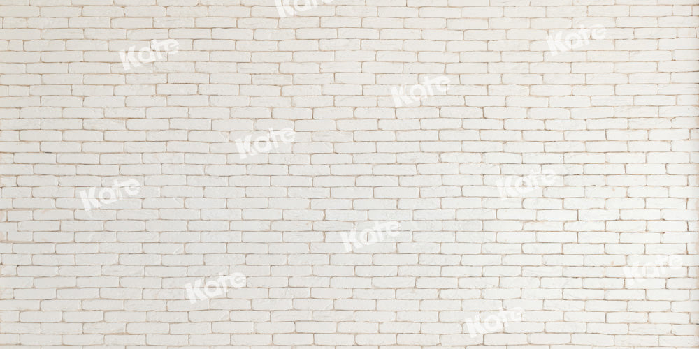 Kate White Brick Wall Backdrop Designed by Kate Image