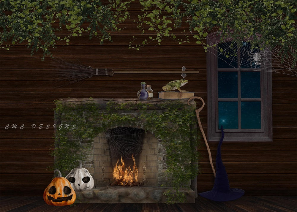 Kate Witches Cabin Backdrop Designed by Candice Compton