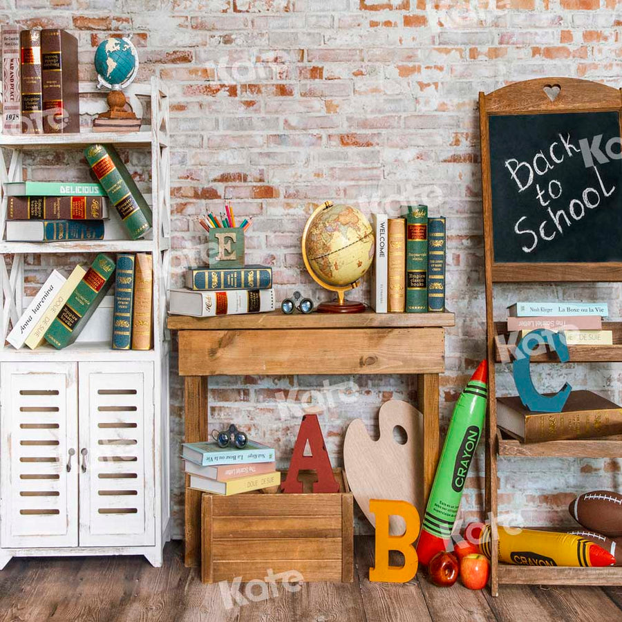 Learning Backdrops Vintage Classroom Learning Space Backdrop