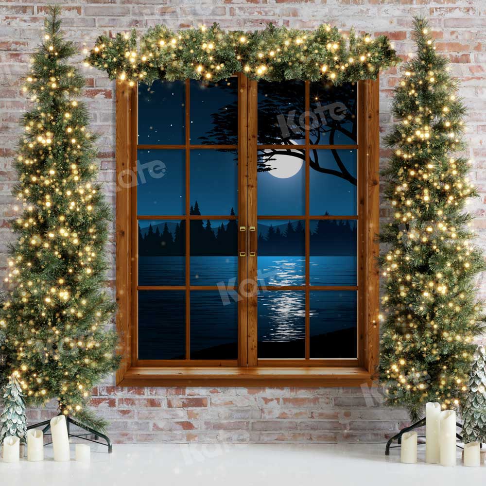 Kate Christmas Outwindow Backdrop Night Designed by Emetselch