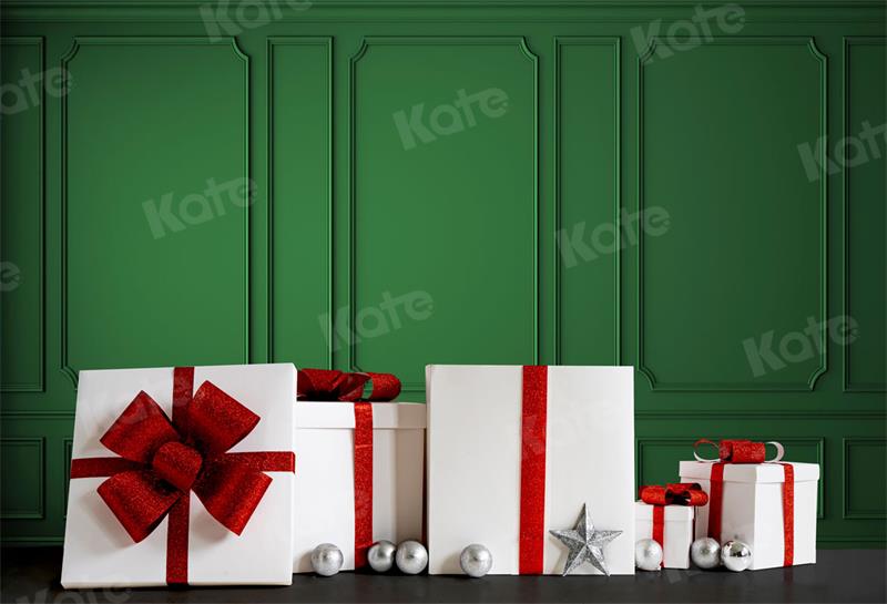 Kate Christmas Backdrop Green Wall Gift Designed by Uta Mueller Photography