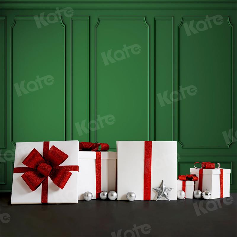 Kate Christmas Backdrop Green Wall Gift Designed by Uta Mueller Photography
