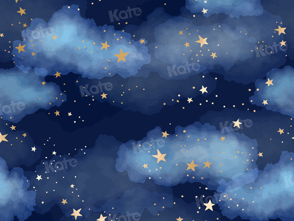 Kate Birthday Star Shiny Nebula Backdrop Designed by Chain Photography