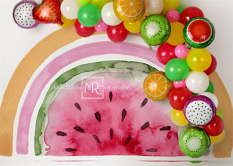 Kate Tutti Frutti Birthday Backdrop Designed by Mandy Ringe Photography