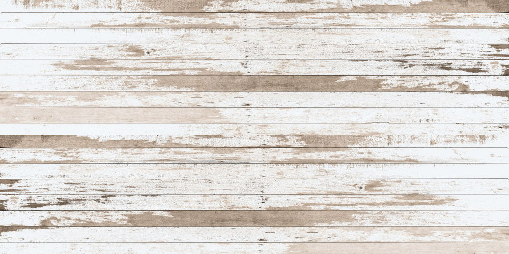 Kate White Shabby Wood Floor Backdrop for Photography