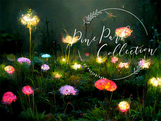 Fairy Garden Whimsy Licht Foto Achtergrond Ontworpen Door Pine Park Collectie