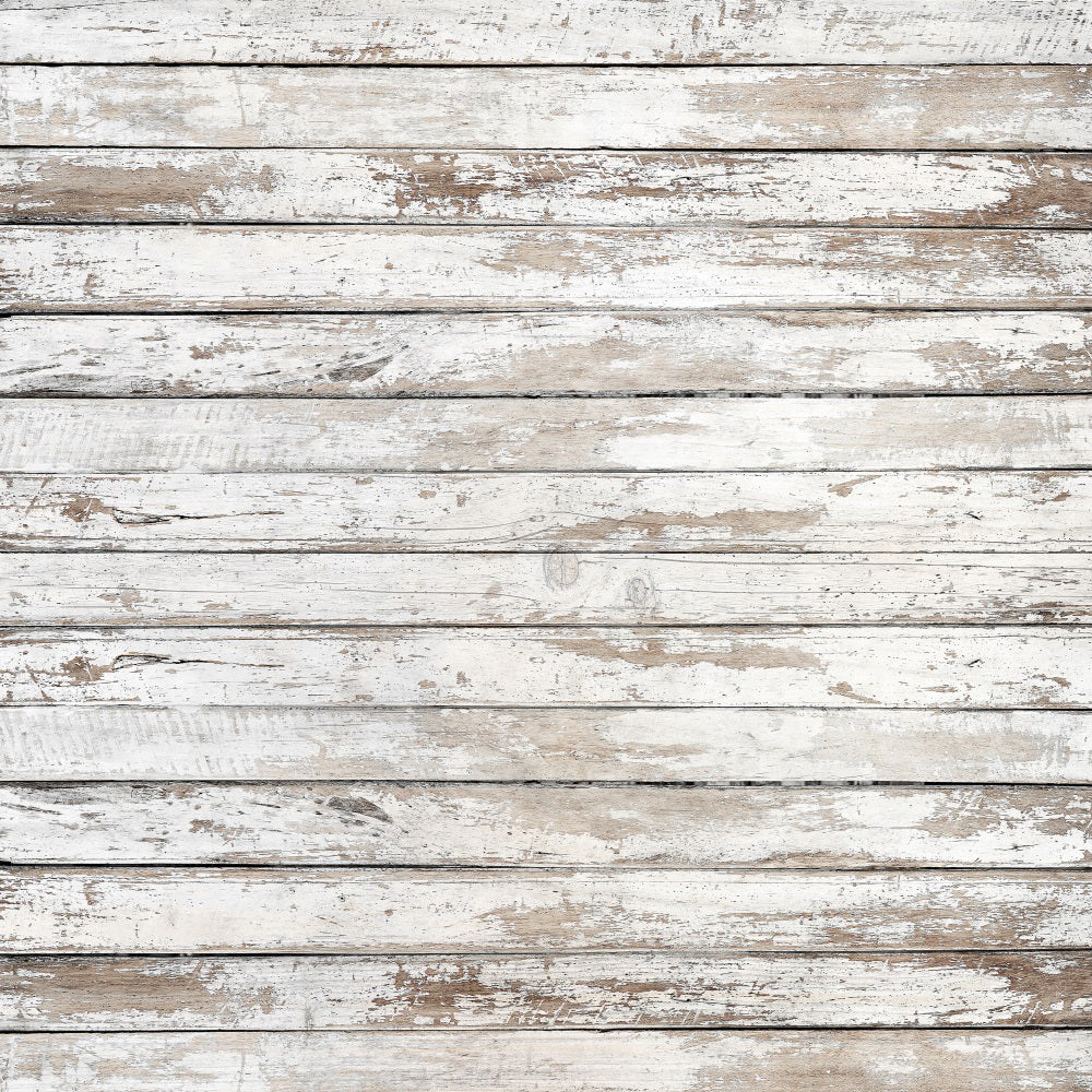 Witte Eikenhouten Vloerachtergrond voor Fotografie