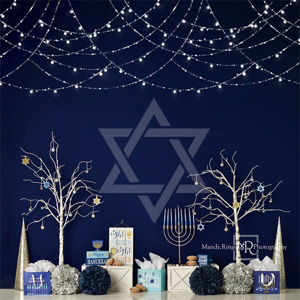 Kate Hanukkah Celebration Backdrop Designed by Mandy Ringe Photography