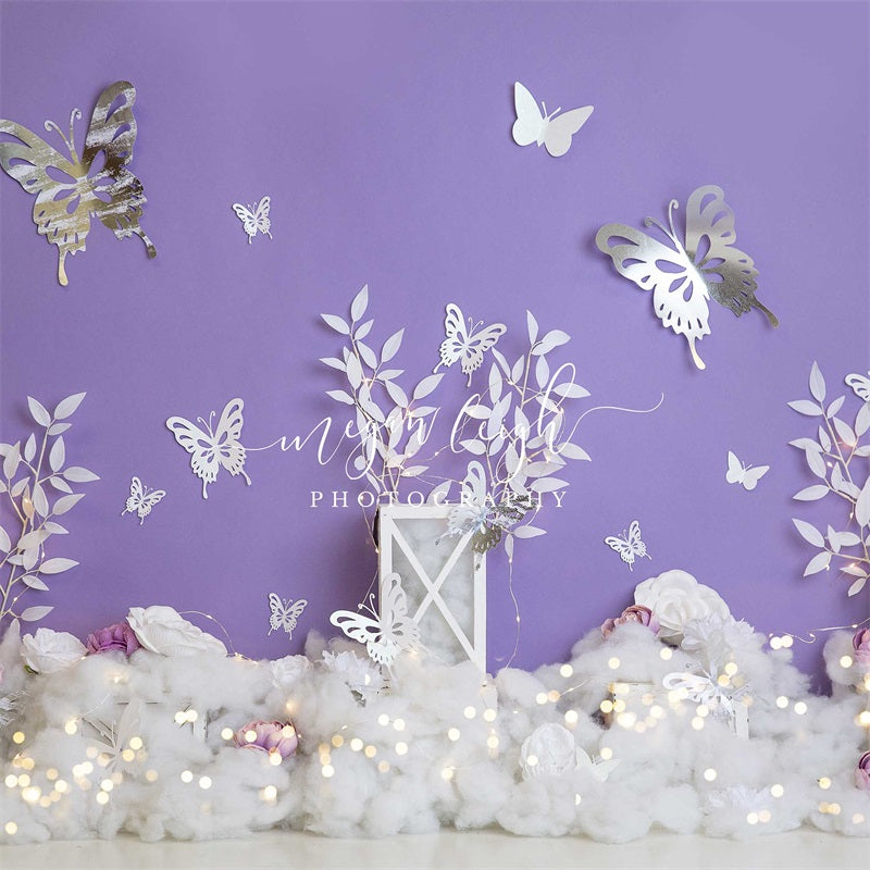 Kate Icy Butterfly Backdrop Designed by Megan Leigh Photography