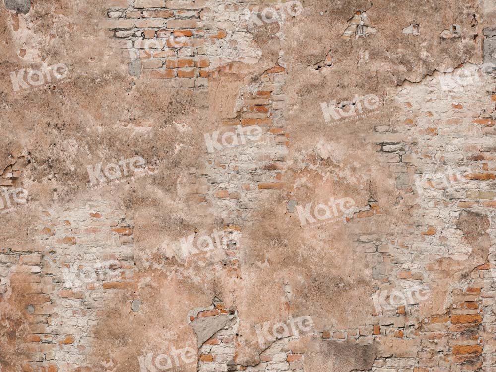 Kate Retro Shabby Brick Wall Backdrop Designed by Chain Photography