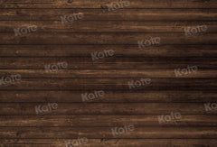 Kate Chocolate Wood Grain Printed Backdrop for Photography