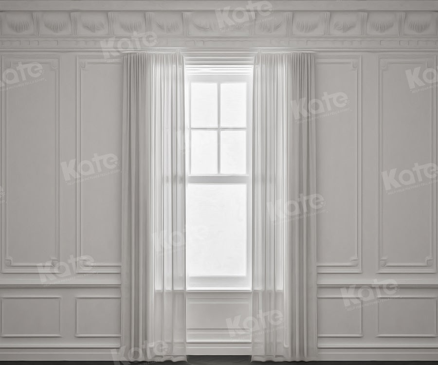 Kate Retro Gray Wall Window Backdrop for Photography