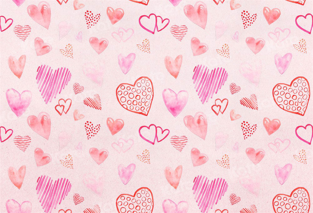 Kate Valentine's Day Pink Love Wedding Backdrop Designed by Kate Image