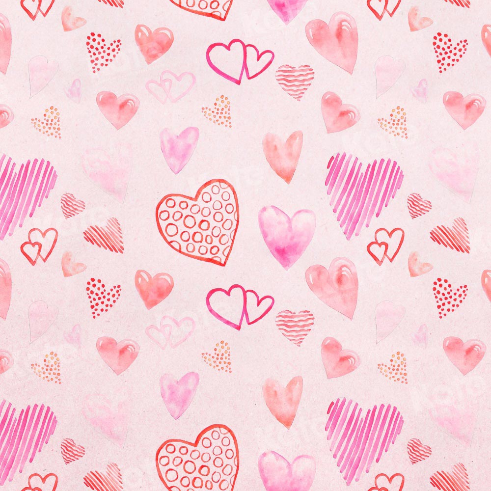 Kate Valentine's Day Pink Love Wedding Backdrop Designed by Kate Image