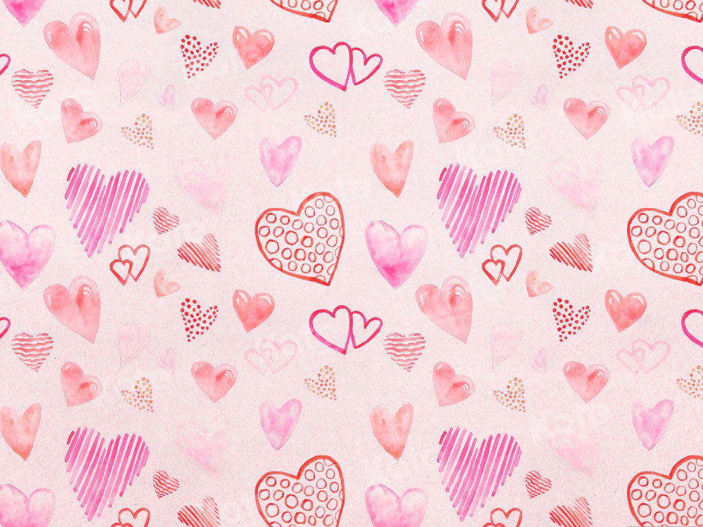 Kate Valentine's Day Pink Love Wedding Backdrop Designed by Kate Image