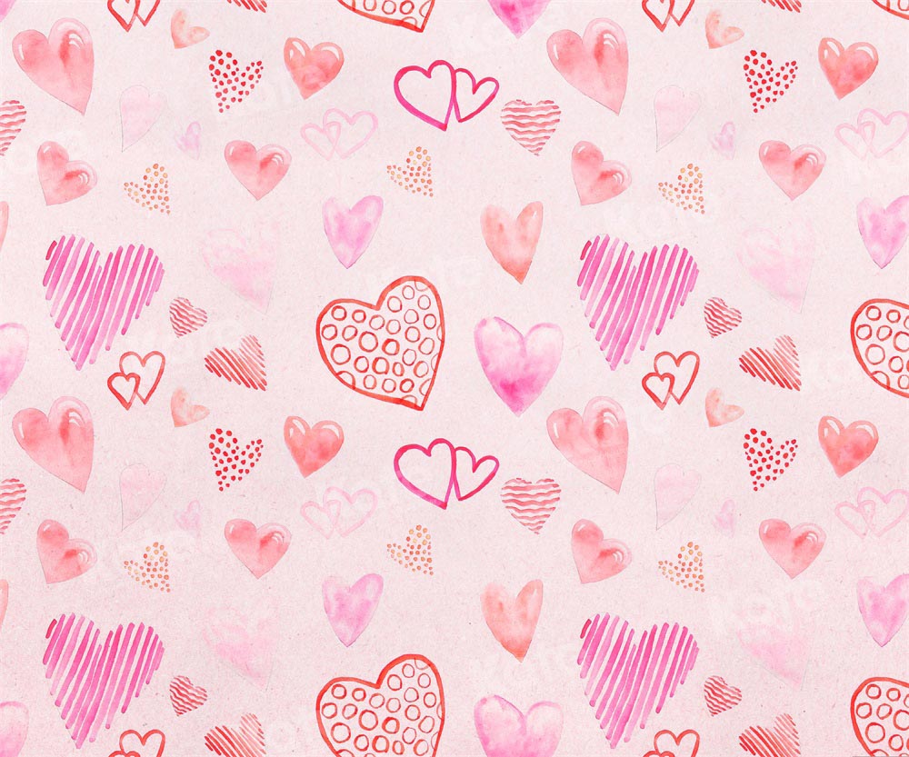 Kate Valentine's Day Pink Love Wedding Backdrop Designed by Kate Image