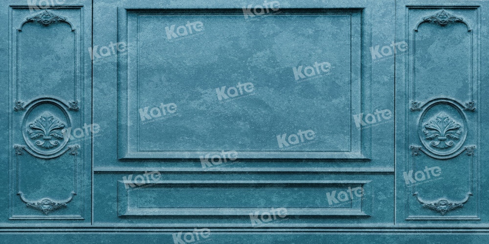 Kate Retro Blue Texture Wall Backdrop Designed by Kate Image