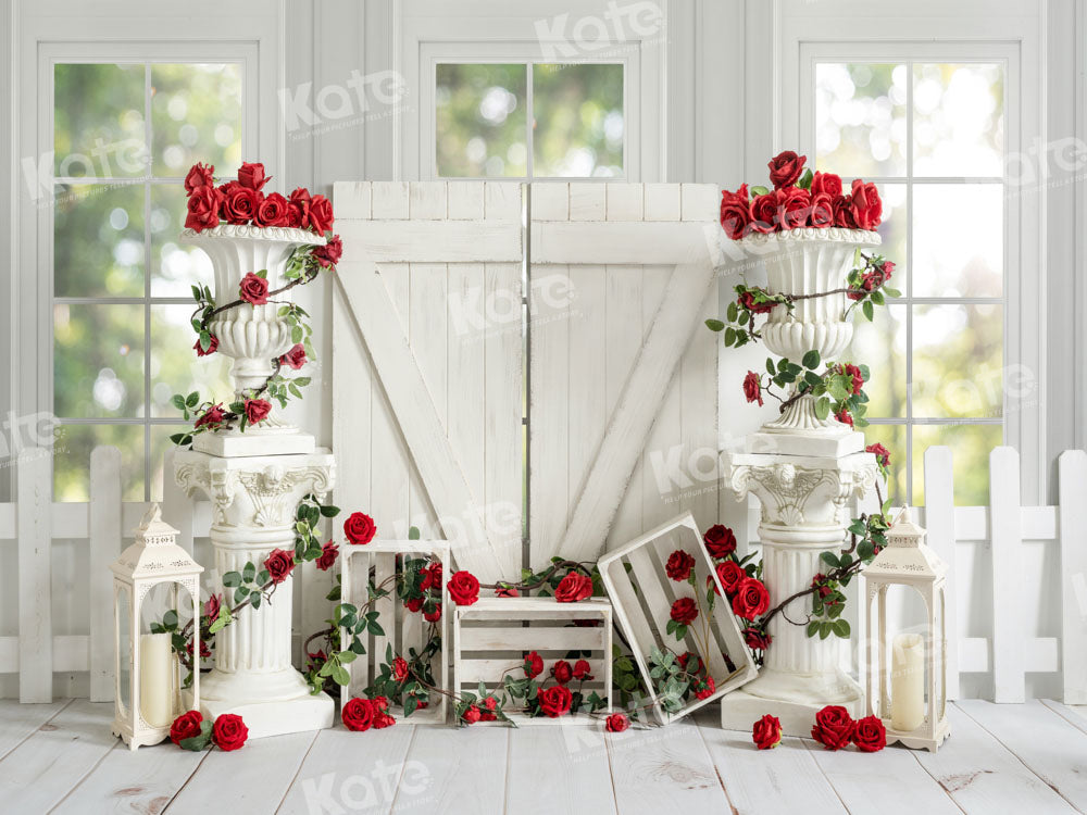 Kate Spring Valentine's Day Indoor Rose Backdrop Designed by Emetselch
