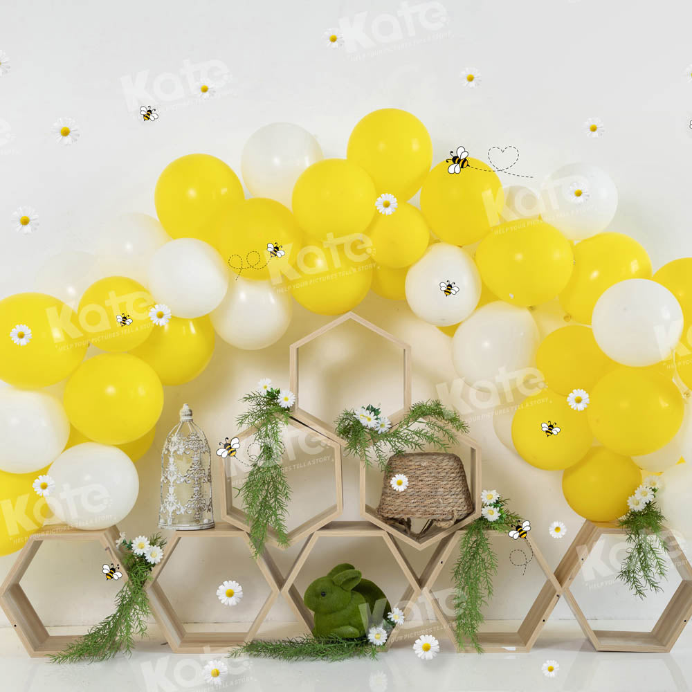 Kate Spring Easter Bee Backdrop Designed by Emetselch