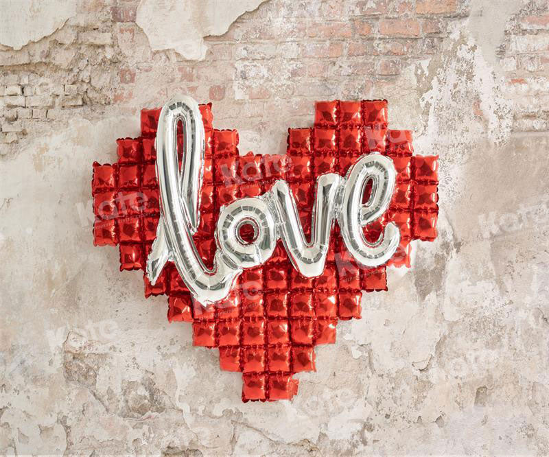 Kate Valentine's Day Love Wall Backdrop for Photography